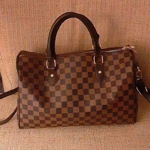 Large designer inspired purse